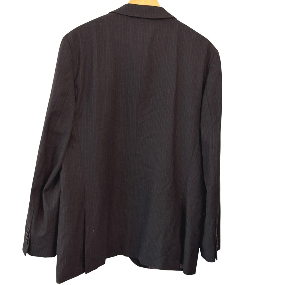 Slate & Stone The‎ Halkin Blazer Mens 44R Grey Excellent Pinstripe Modern Fit - Picture 2 of 9